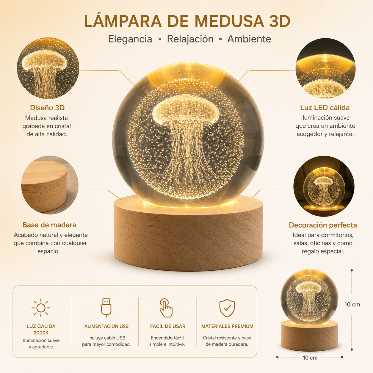 JellyFish orbely lamp